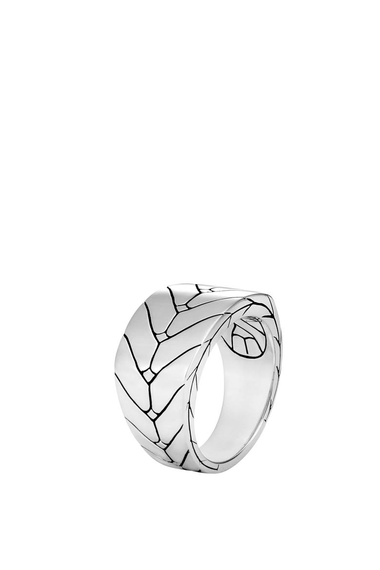 Modern Chain Ring, Main, color, SILVER