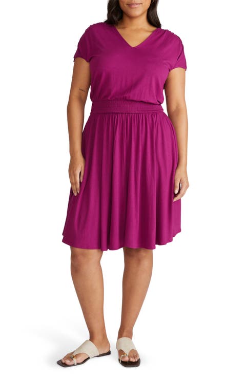 Piper Stretch Jersey Dress (Plus)