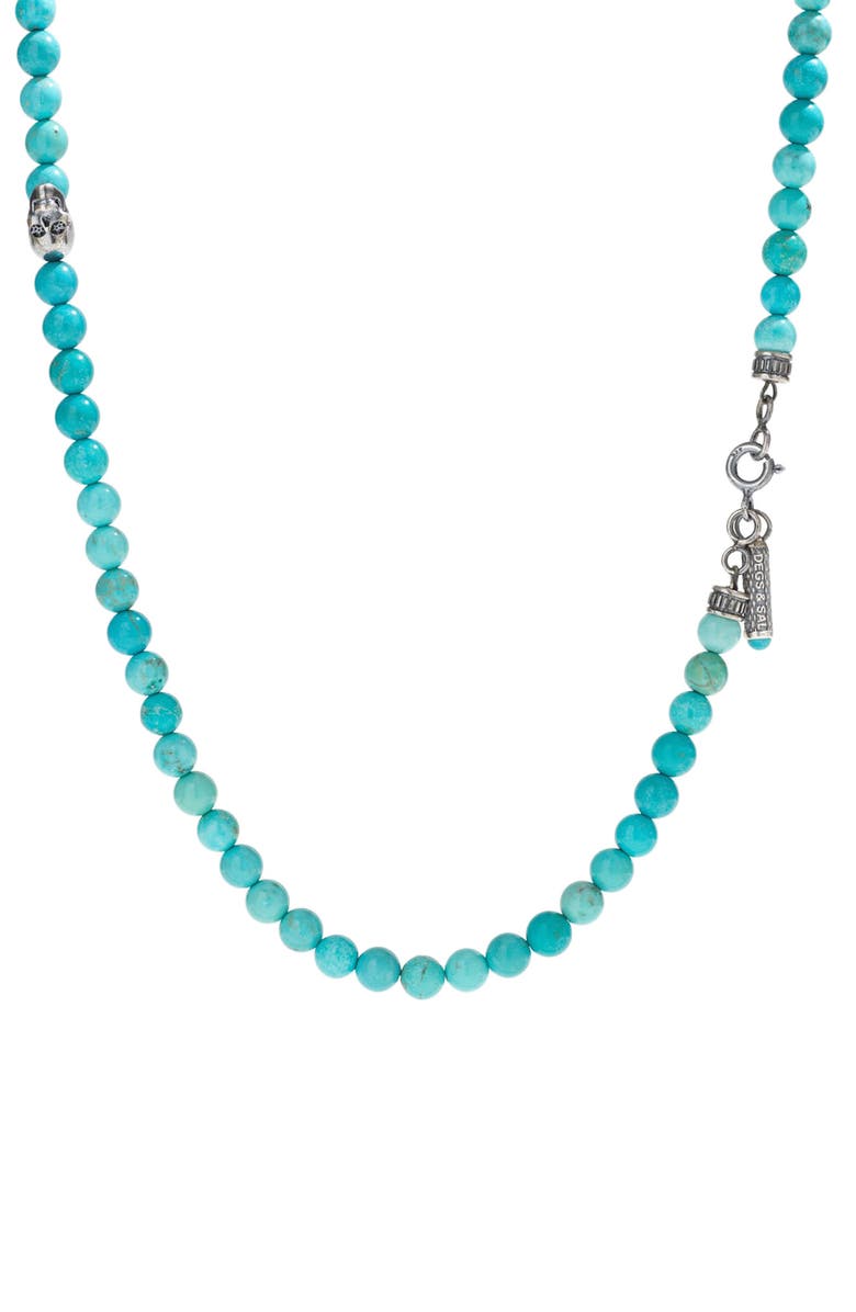 Degs & Sal Turquoise Bead Necklace, Alternate, color, Turquoise