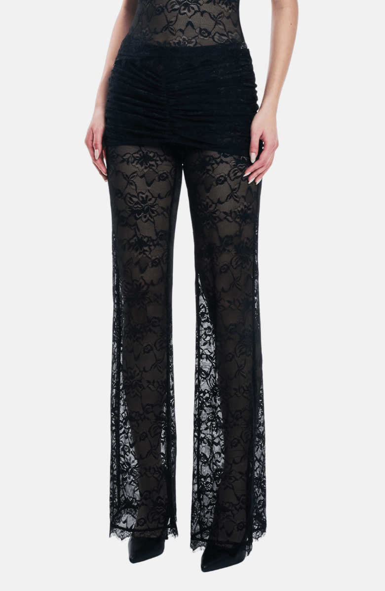 OW Collection SELAH Lace Pants, Alternate, color, Black