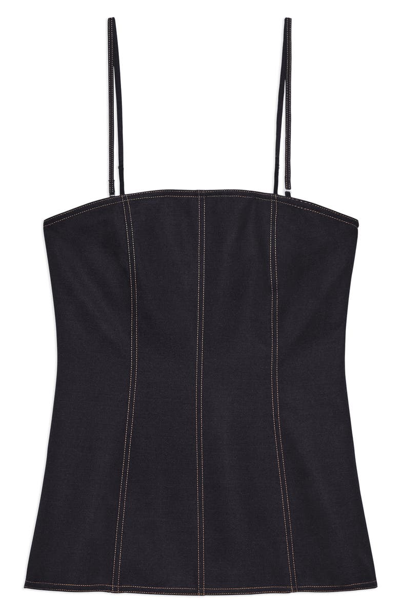 Helmut Lang Minimal Camisole, Alternate, color, Navy Melange