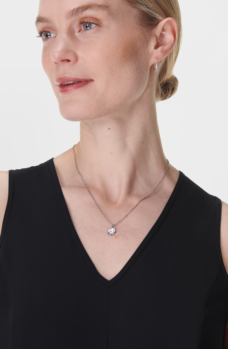 Sweaty Betty Explorer Ace V-Neck Midi Dress, Alternate, color, Black