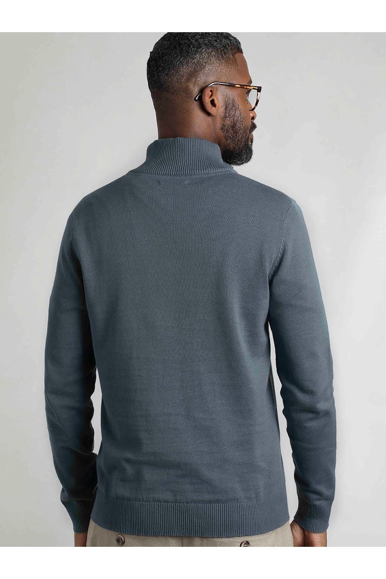 Baxter Fine Knit 1/4 Zip Jumper, Alternate, color, Blue Mirage