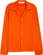 Séfr Darian Notch Collar Rib Button-Up Shirt