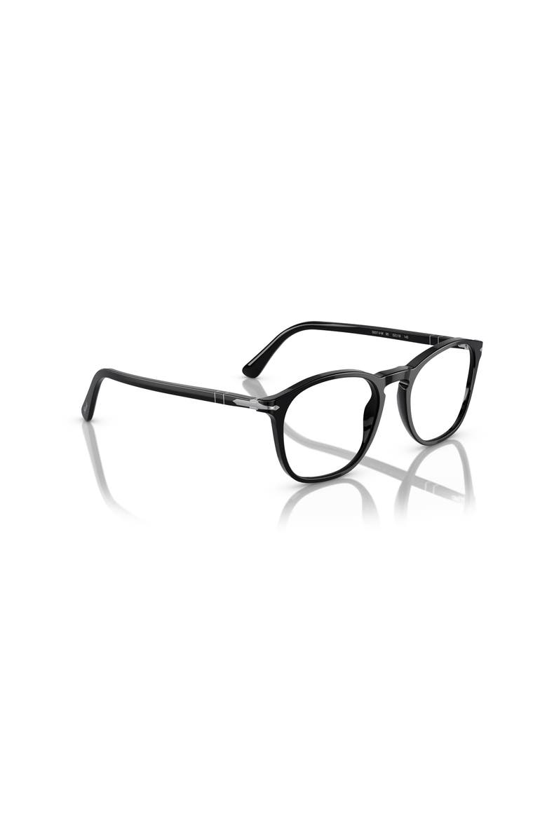 52mm Square optical glasses, Alternate, color, Black