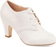 Journee Collection Leona Lace-Up Bootie - Wide Width