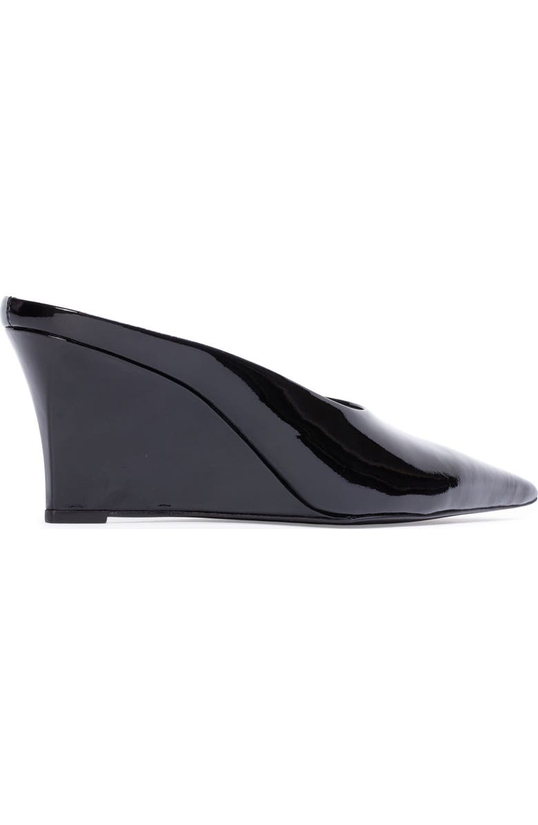 BLACK SUEDE STUDIO Aysha 70 Wedge, Alternate, color, Black Patent Leather