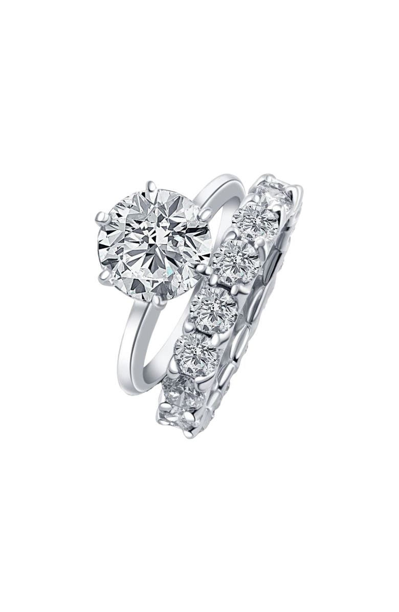 Bliss Diamond Certified 7Ct Diamond Engagement Eternity Wedding Ring Lab Grown Gold, Alternate, color, 