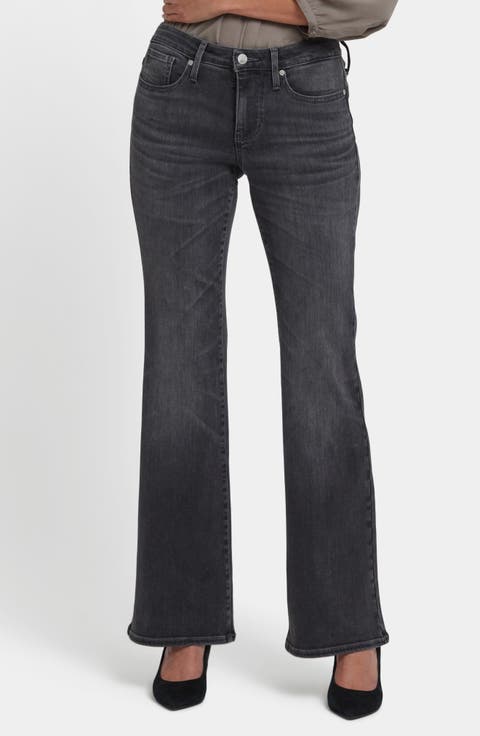 Ava Mid Rise Flare Jeans (Gloomy Marais)