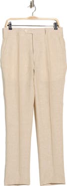 Tommy Hilfiger Flat Front Linen Trousers