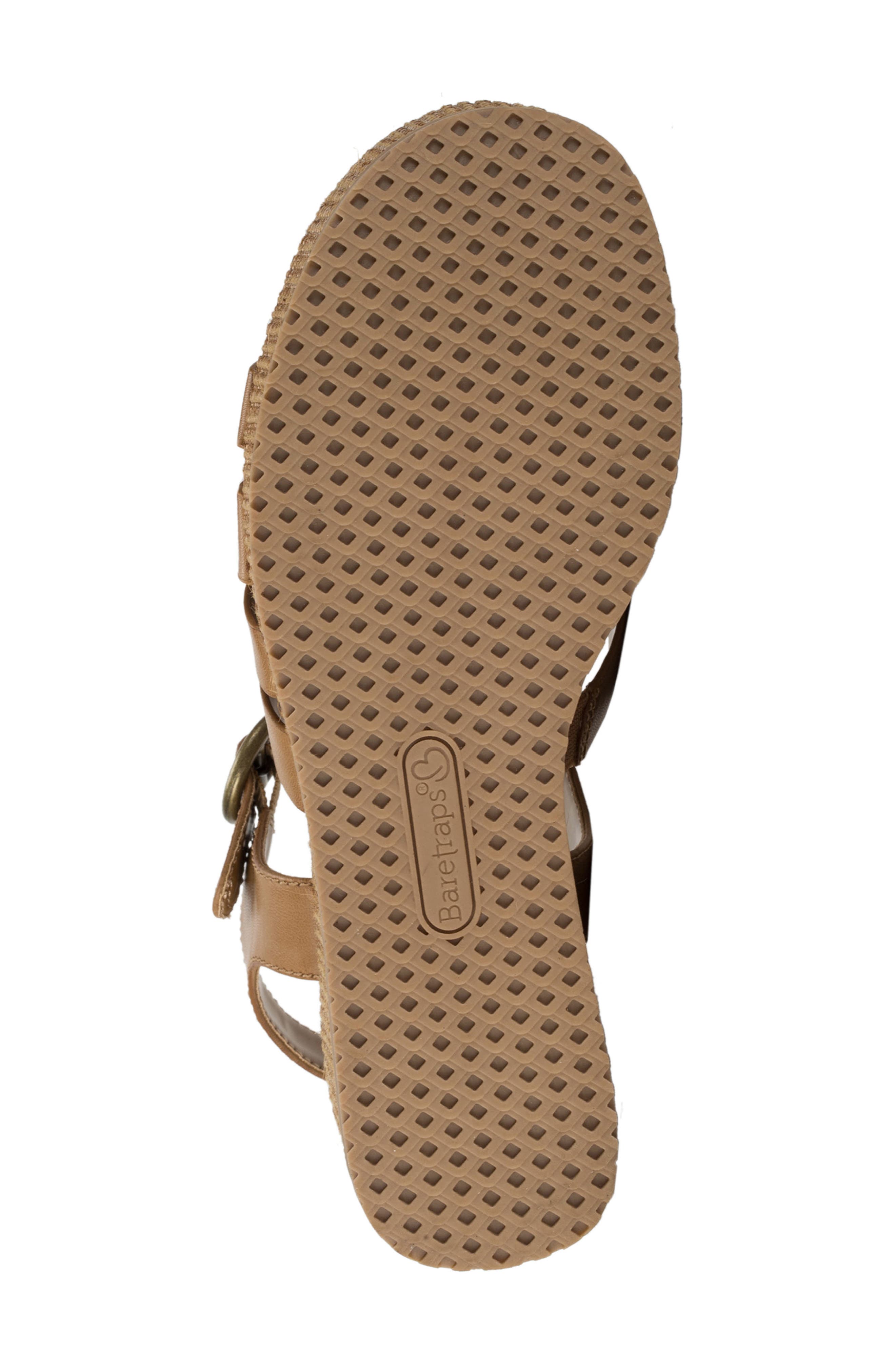 BARETRAPS Savannah Wedge Sandal, Alternate, color, Caramel