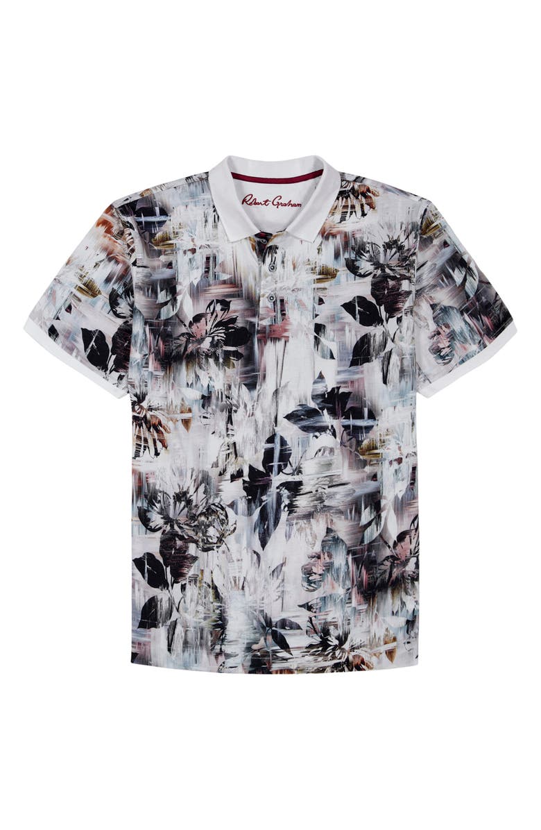 Robert Graham Iver Print Polo, Alternate, color, 