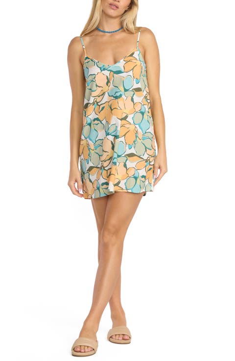 So Chill Cotton & Linen Tank Minidress