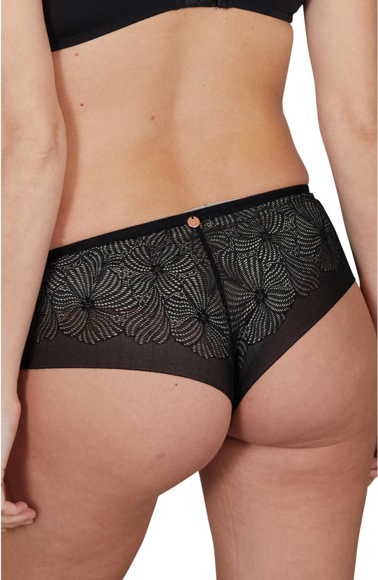 Cache Coeur Dahlia maternity shorts, Alternate, color, Black