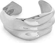 Monica Vinader Nomade Sterling Silver Bold Cuff