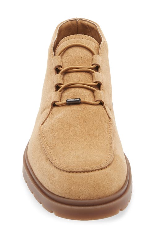 Tod's Apron Toe Suede Chukka Boot In Brown
