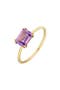  14K Yellow Gold Amethyst