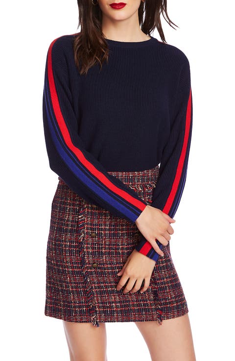 Stripe Sleeve Sweater