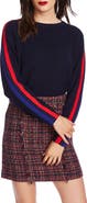 Court & Rowe Stripe Sleeve Sweater