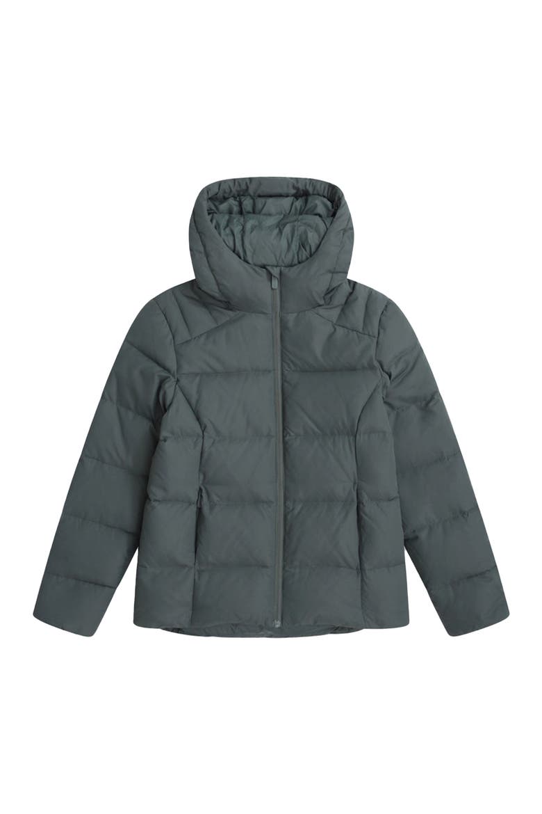 Tech Midweight Down Jacket, Main, color, Dark Khaki