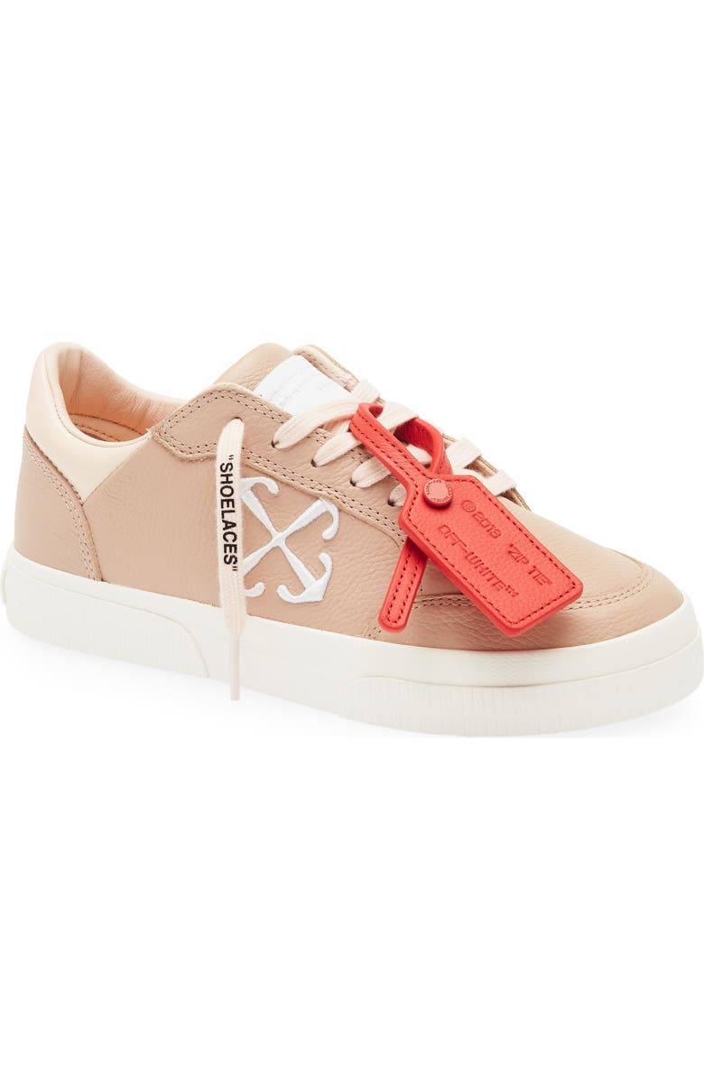 Off-White New Low Vulcanized Calf Leather Sneaker, Main, color,
