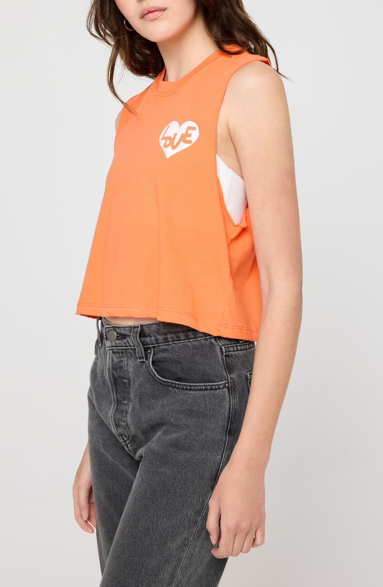 Spiritual Gangster Love Callie Crop Tank, Alternate, color, Phoenix