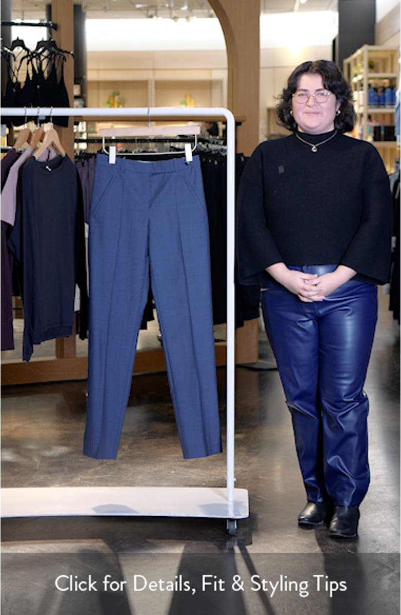 Tanuri Wool Straight Leg Pants, sales video thumbnail