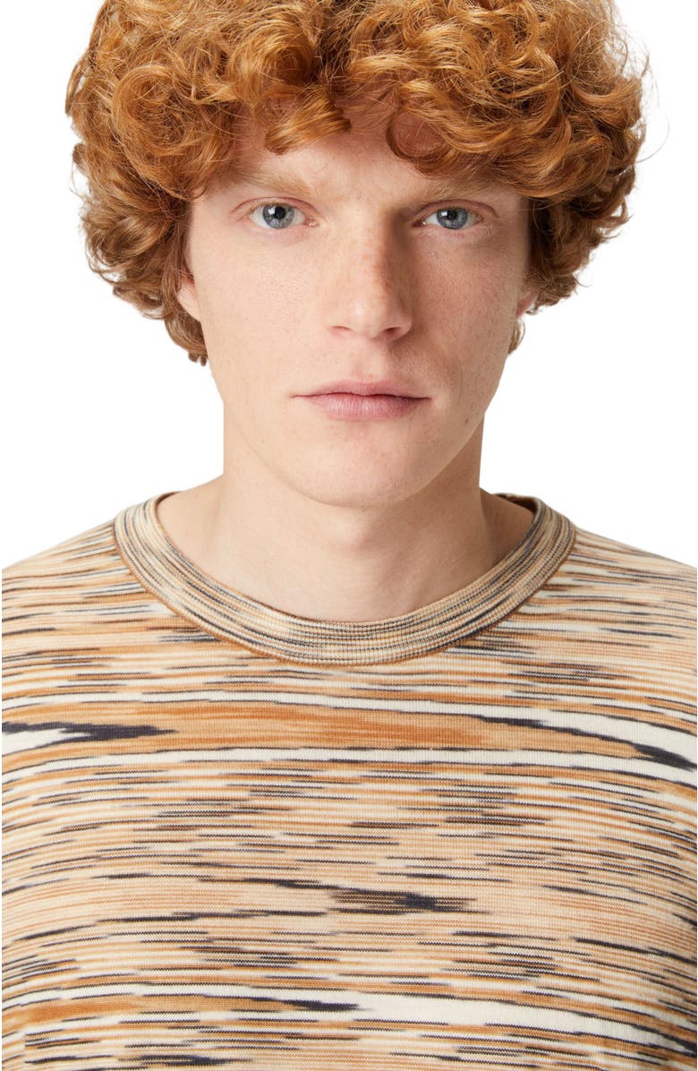 Missoni Slub Crew-neck Pullover, Alternate, color, Beige