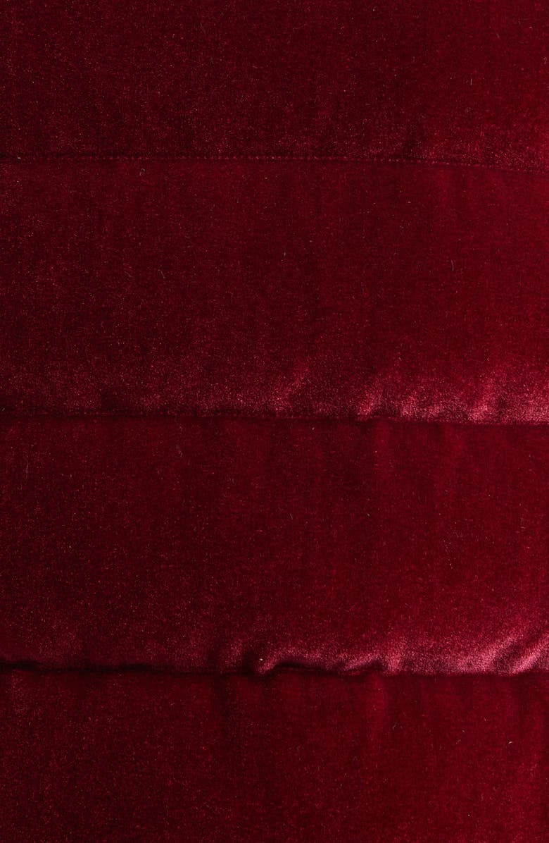 Herno Stretch Velvet Down Puffer Jacket, Alternate, color, Bordeaux