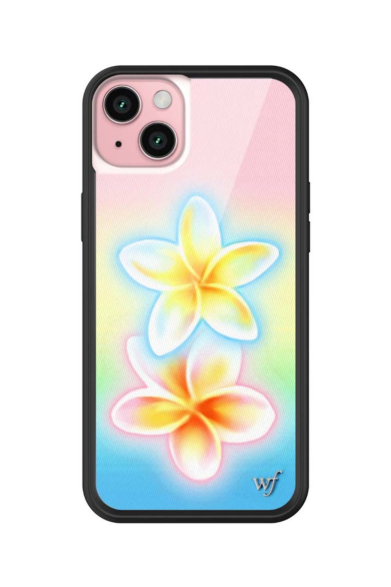 Pastel Plumeria iPhone Case, Alternate, color, Yellow
