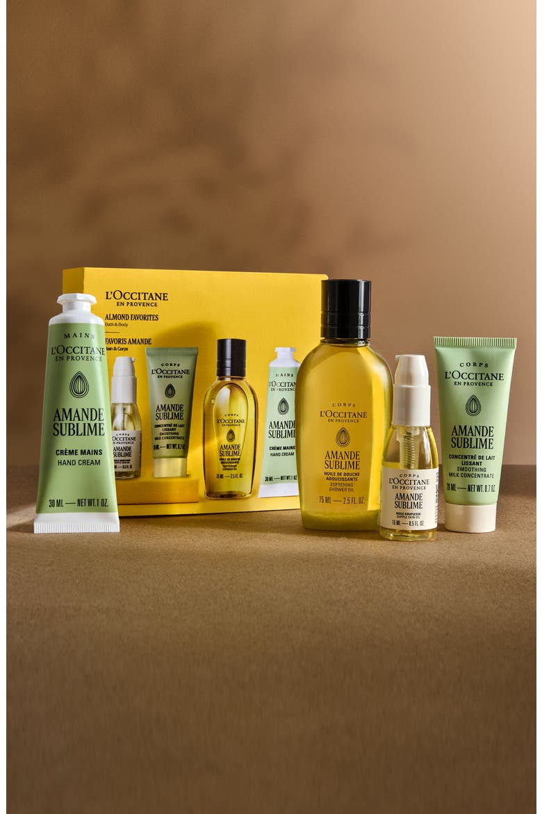 Almond Sublime 4-Piece Body Care Set, Alternate, color, NO COLOR