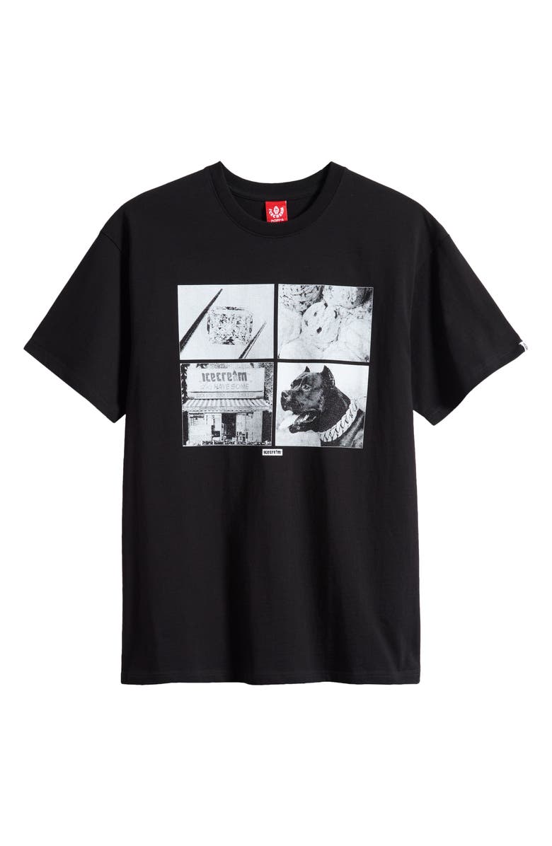 ICECREAM Good for Health Graphic T-Shirt, Alternate, color, Black