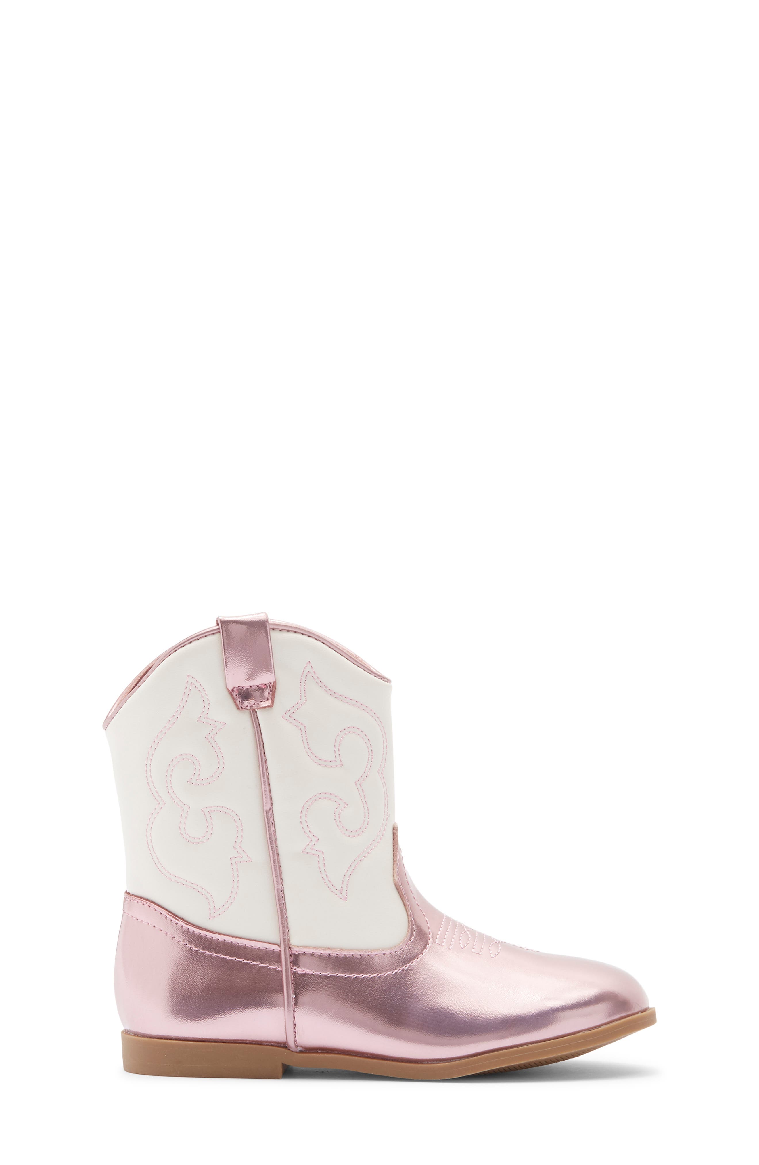 Harper Canyon Kids' Gabriela Western Boot, Alternate, color, Pink Metallic