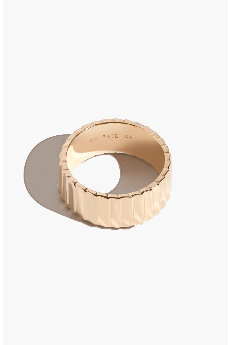 Infinity Ring, Alternate, color, Vermeil / Yellow