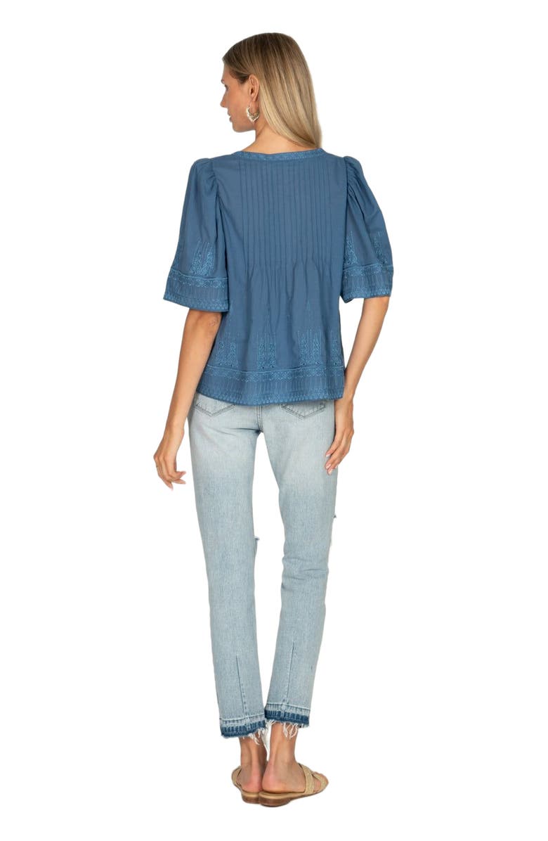 SECRET MISSION Kali Top, Alternate, color, French Blue