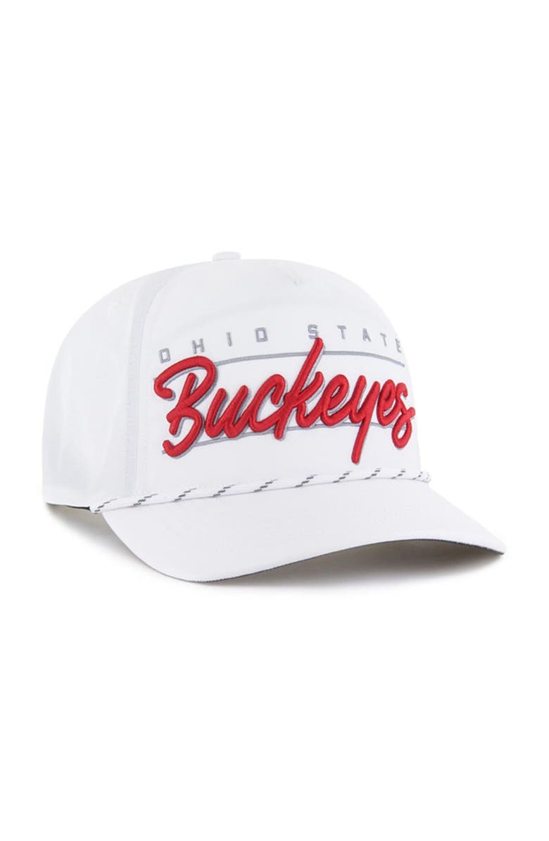 '47 Men's '47 White Ohio State Buckeyes Condor Hitch brrr° Adjustable Hat, Alternate, color, 