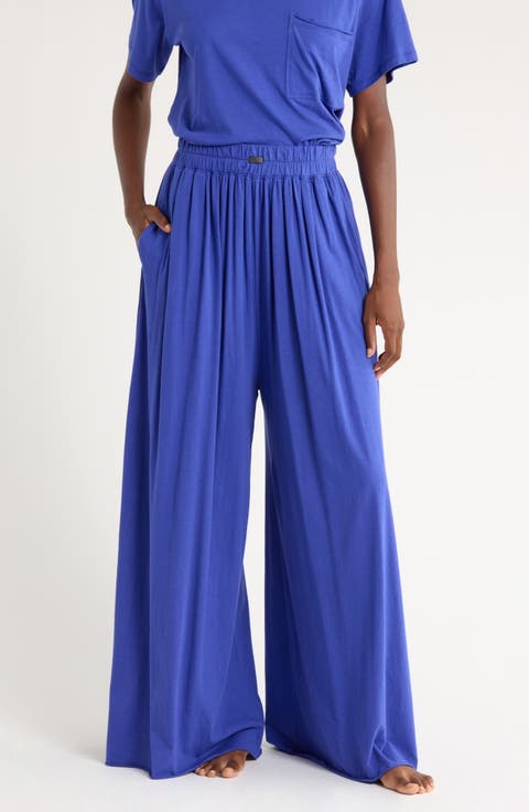 Organic Pima Wide Leg Lounge Pants