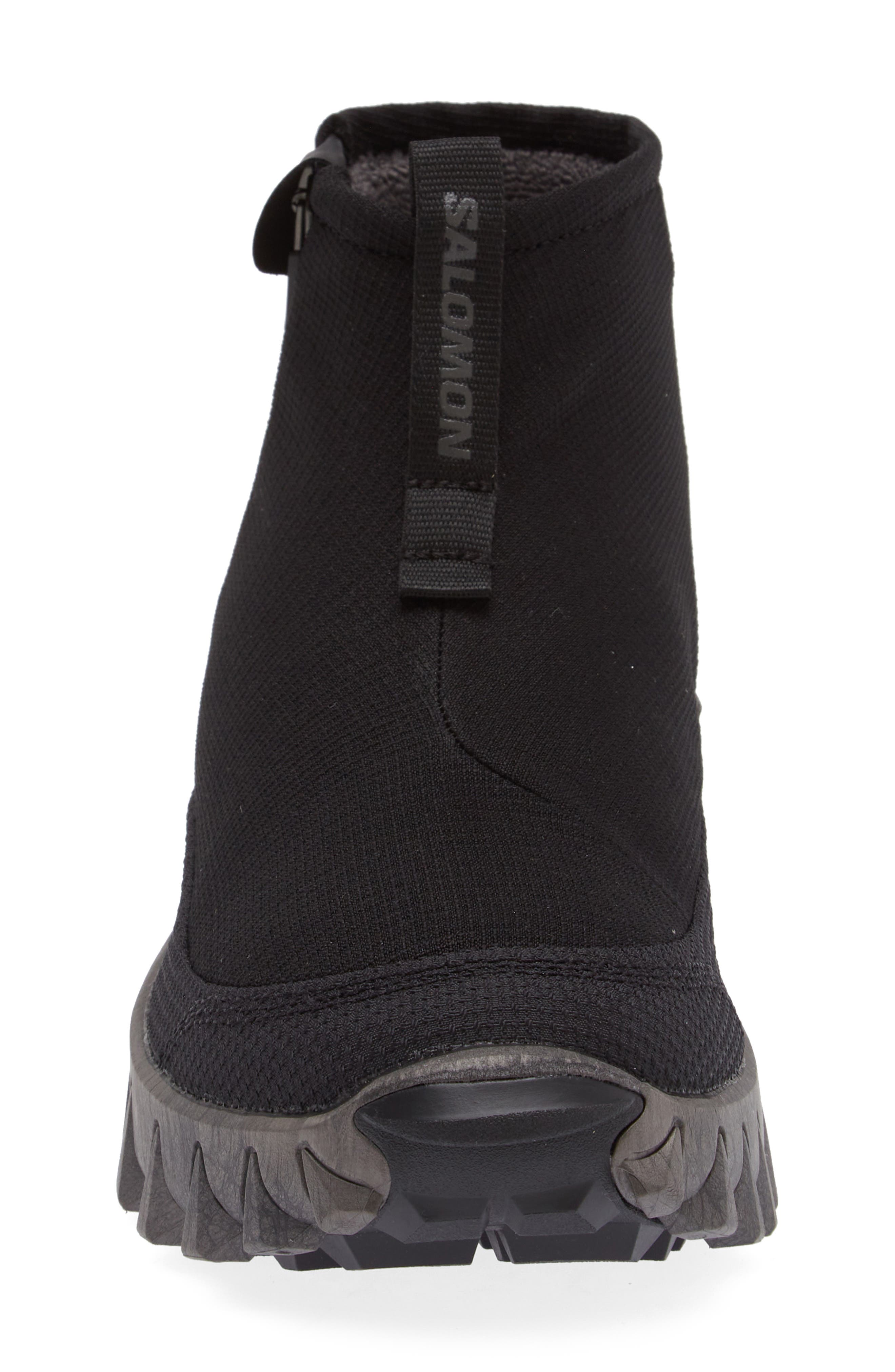 Salomon Snowclog Mid-Top Sneaker, Alternate, color, Black/ Black/ Black