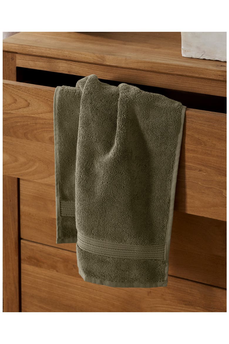 Classic Turkish Cotton Washcloth, Alternate, color, THYME