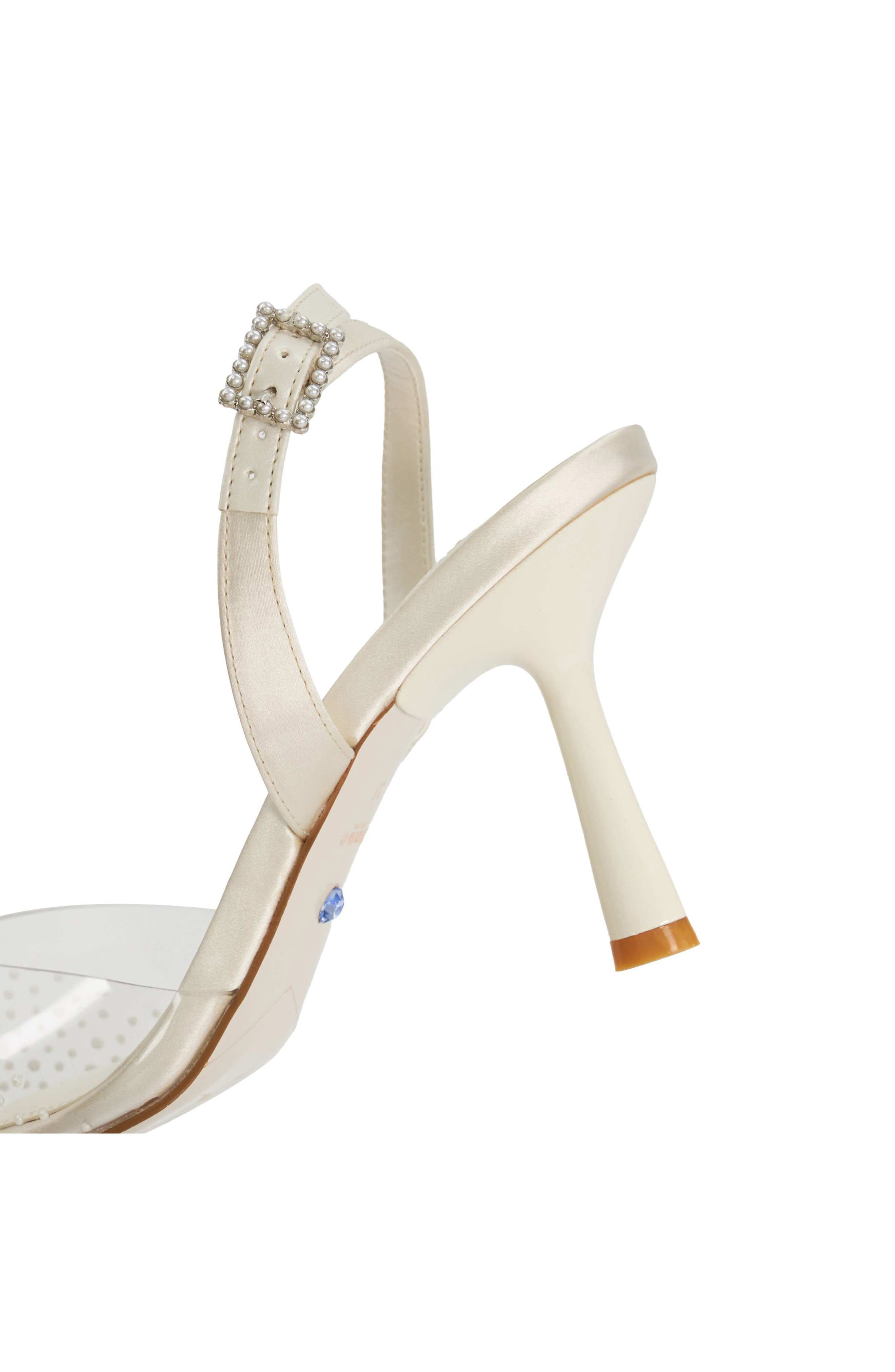 Dune London Divinely Pointed Toe Pump, Alternate, color, Ivory-Synthetic