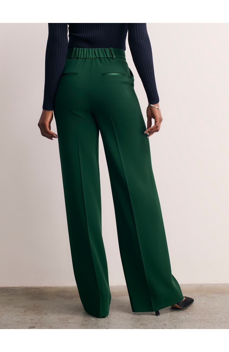The Fold Adelaide Clever Crepe Pants, Alternate, color, Green