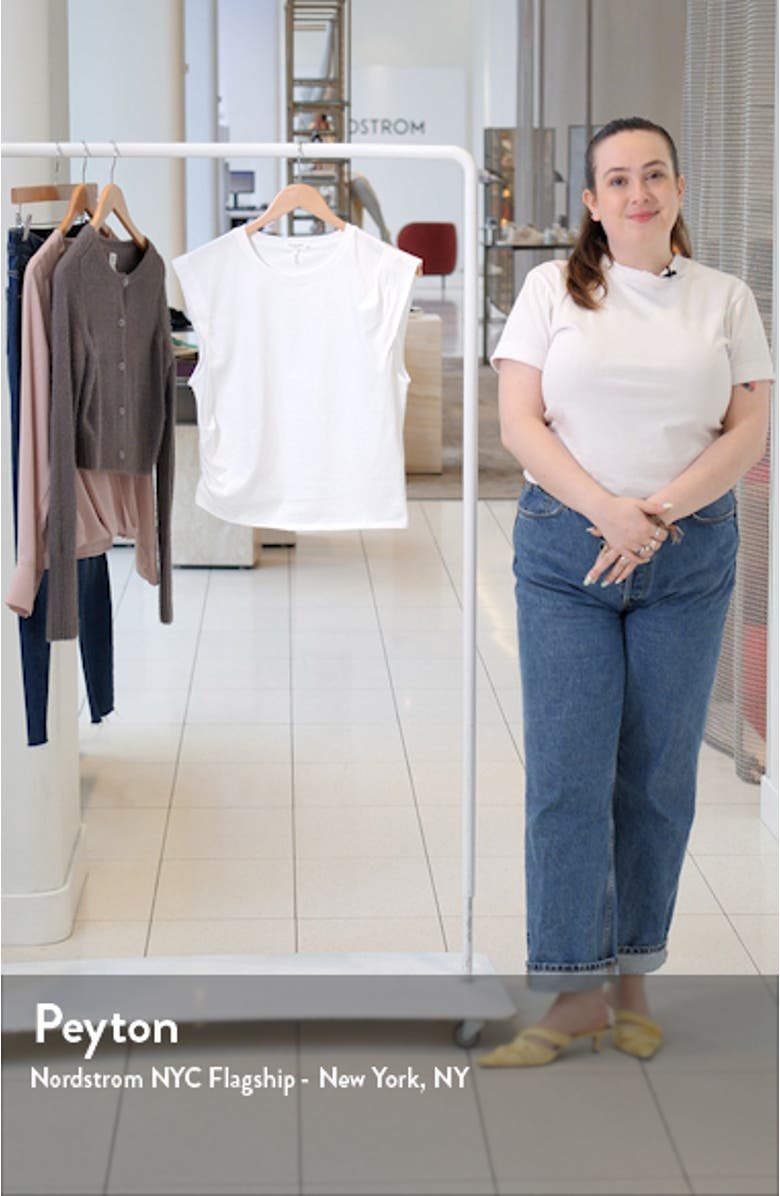 Mica Gathered Muscle Tee, sales video thumbnail