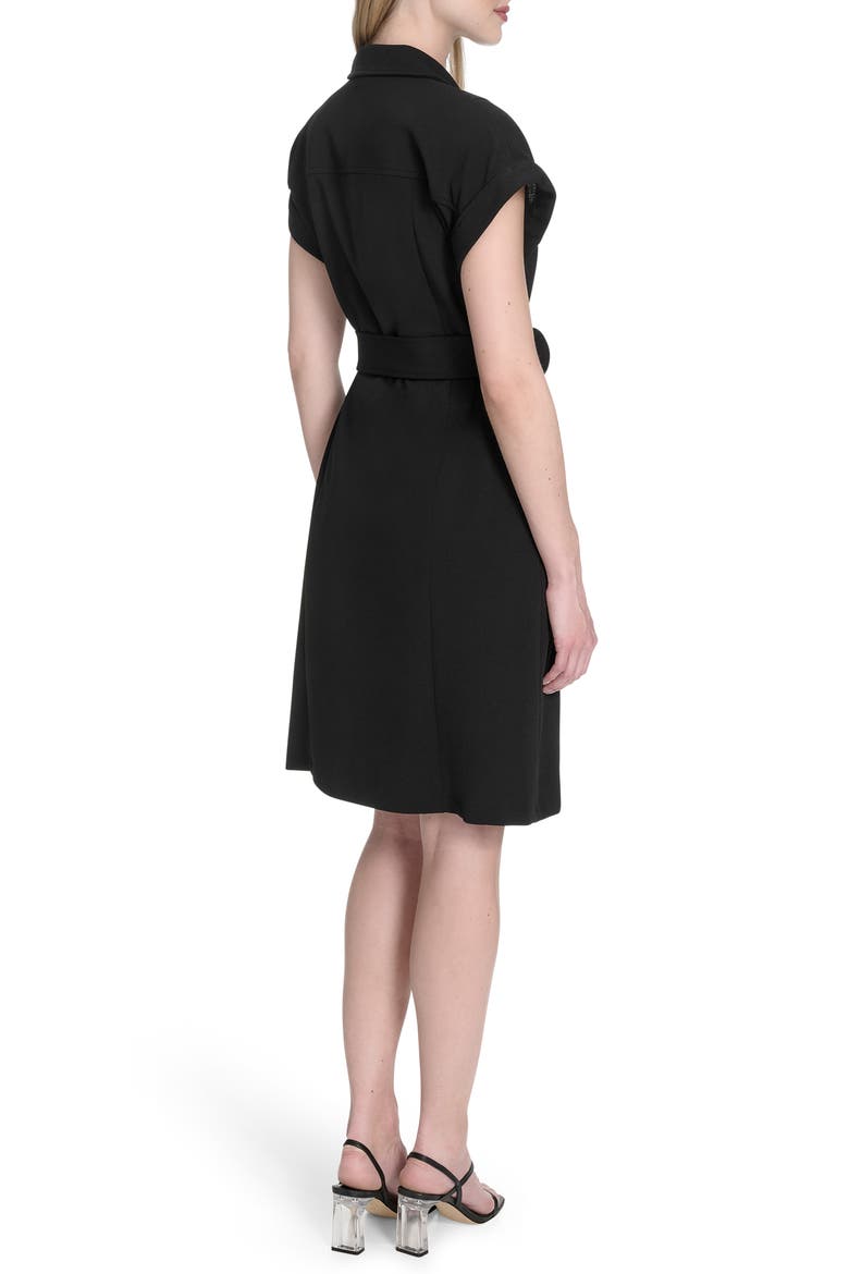 Double Breasted Sheath Dress, Alternate, color, BLACK
