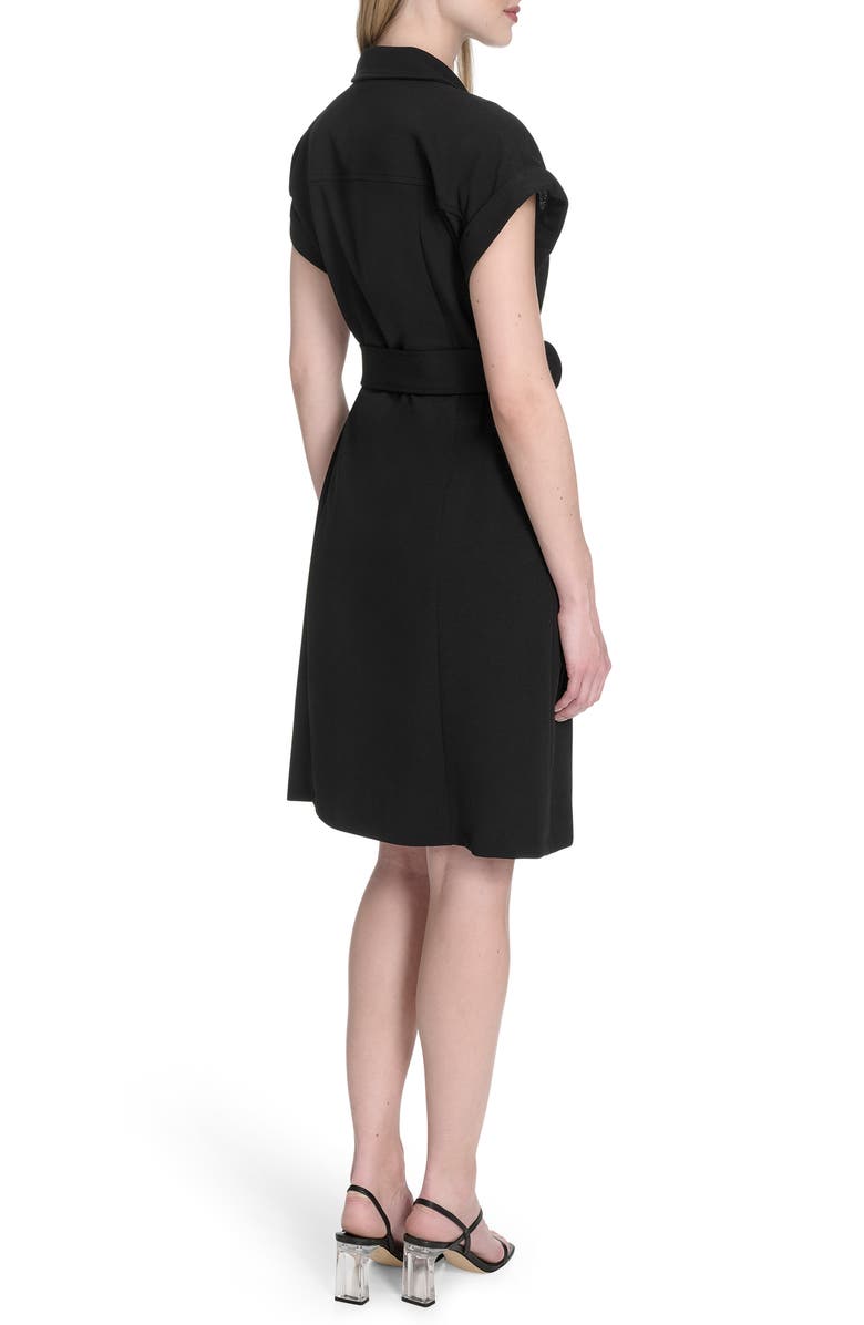Calvin Klein Double Breasted Sheath Dress, Alternate, color, Black