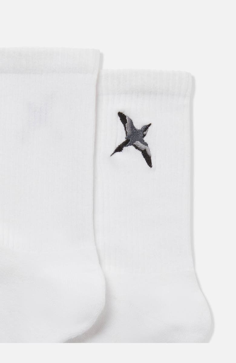 Axel Arigato Bee Bird Tube Socks, Alternate, color, White