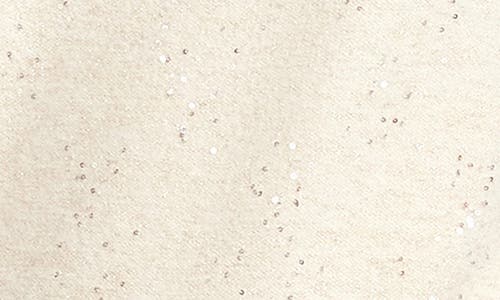Karen Kane Sequin V-neck Sweater In Neutral