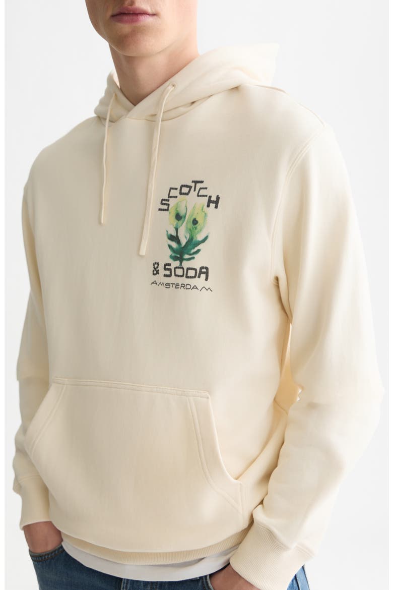 Graphic Cotton Hoodie, Alternate, color, EGGNOG