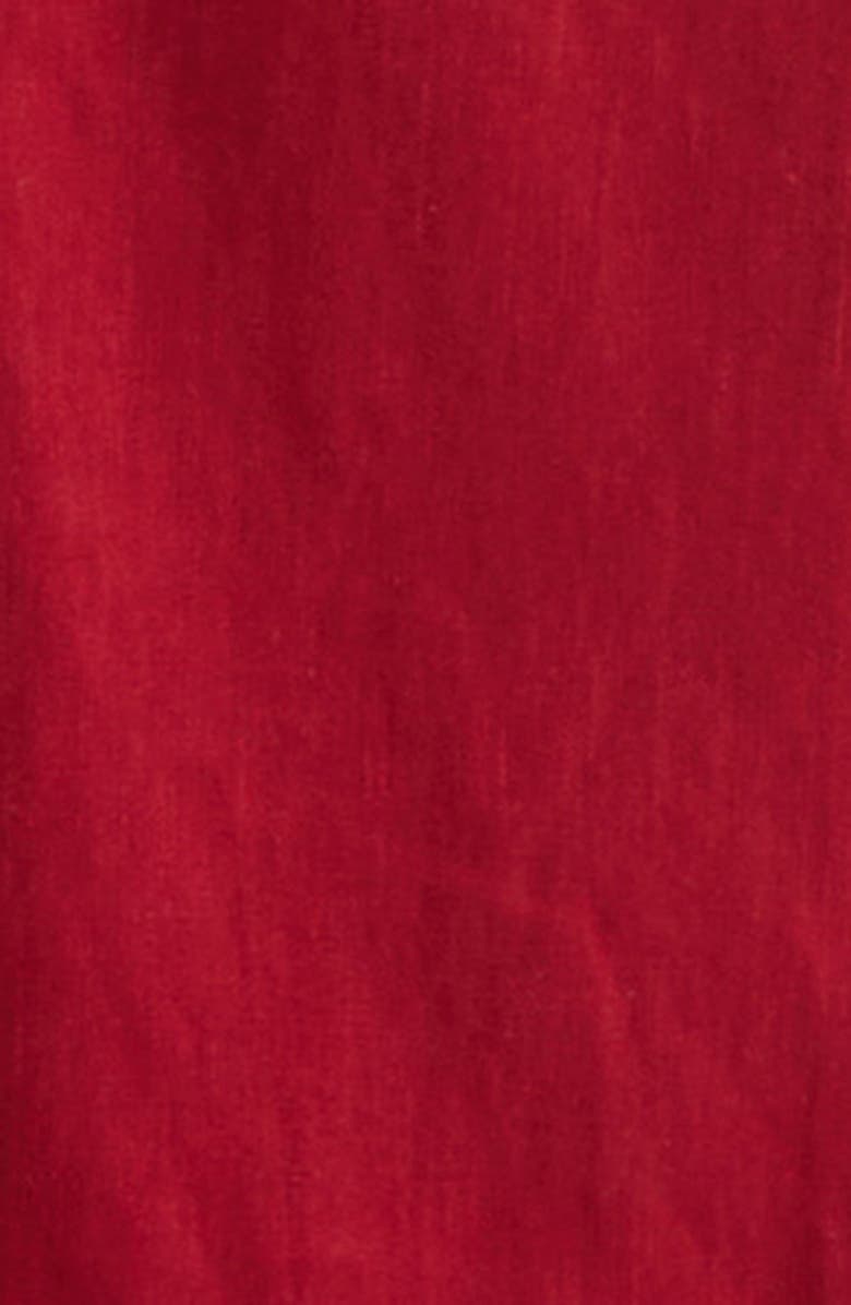 Alice + Olivia Dylan High Waist Wide Leg Linen Blend Pants, Alternate, color, 