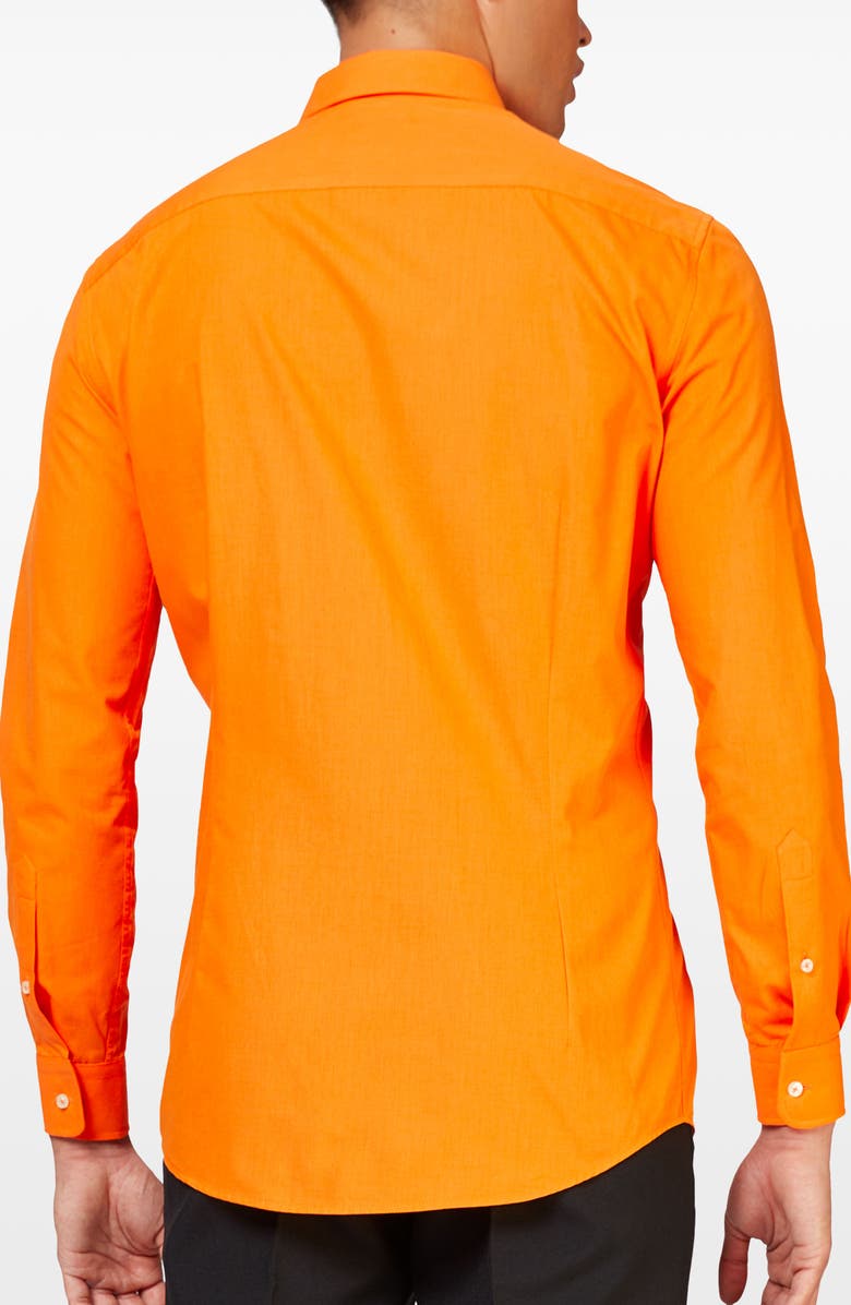 OppoSuits The Orange Button-Up Shirt, Alternate, color, Orange