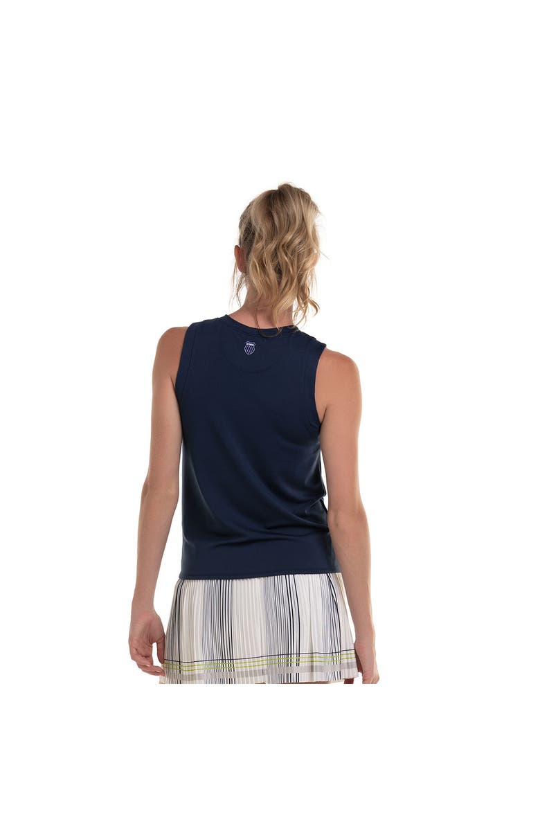 K-Swiss Game Time Womens Tennis Tank, Alternate, color, Peacoat